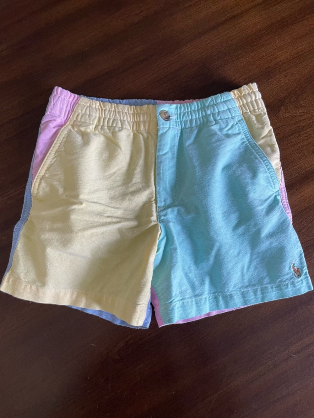 Boys Ralph Lauren Pastel Colorblock Shorts